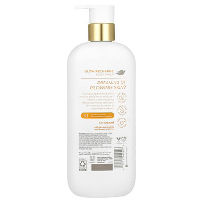 Dove Glow Recharge, Body Wash, 18.5 fl oz (547 ml) - Image 2