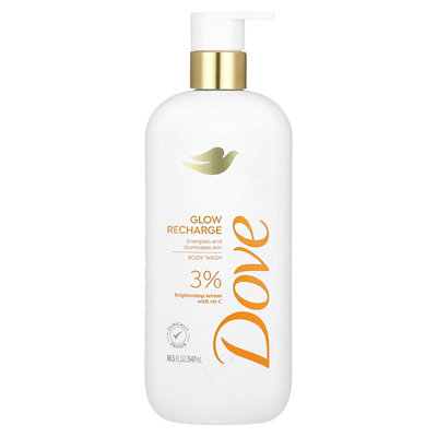 Dove Glow Recharge, Body Wash, 18.5 fl oz (547 ml) - Image 1