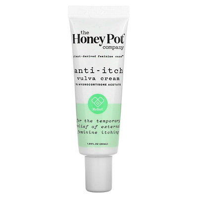 The Honey Pot Company AntiItch Vulva Cream, 1.01 fl oz (30 ml) - Image 1