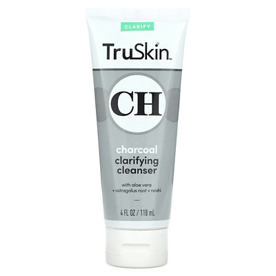 TruSkin Charcoal Clarifying Cleanser, 4 fl oz (118 ml) - Image 1