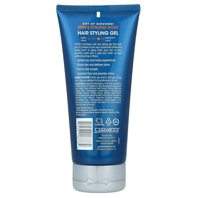 Art Of Giovanni, Men, Hair Styling Gel, 6.8 fl oz (201 ml) - Image 2