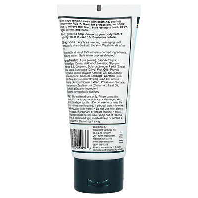All Terrain Recovery Rub, Soothing Massage Cream, 3 fl oz (89 ml) - Image 2