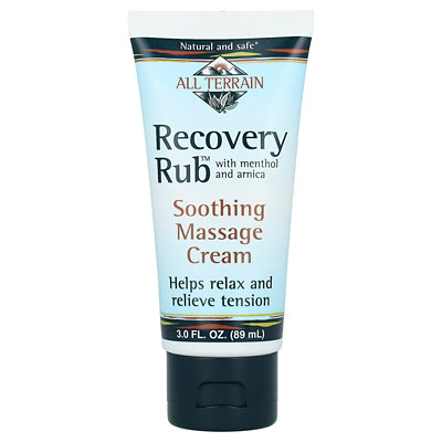 All Terrain Recovery Rub, Soothing Massage Cream, 3 fl oz (89 ml) - Image 1