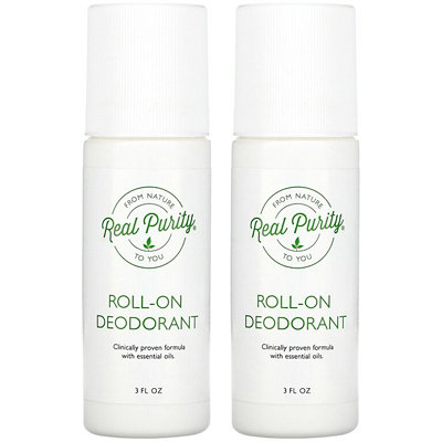 Real Purity, (2 Pack) RollOn Deodorant - Image 1