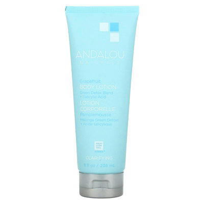 Andalou Naturals Grapefruit Body Lotion, Clarifying, 8 fl oz (236 ml) - Image 1