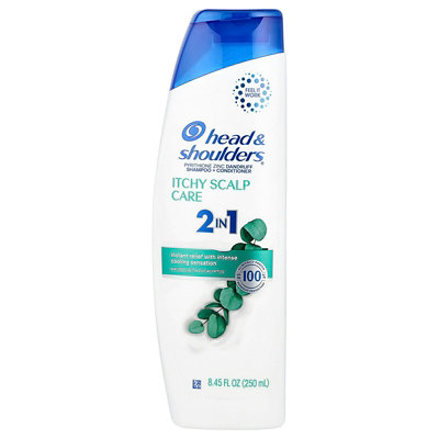Head  Shoulders Itchy Scalp Care 2 In 1 Shampoo  Conditioner, Infused with Eucalyptus, 8.45 fl oz (250 ml) - Image 1