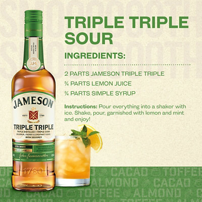 Jameson Whiskey Triple Triple - 750 ML - Image 5