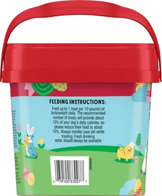 Milk Bone 22oz Peeps Marshmallow Flv Small Biscuit Pail - 22 OZ - Image 5