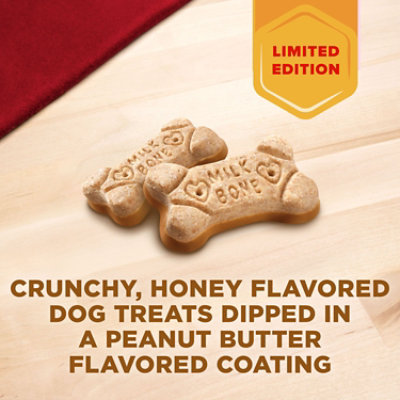 Milk-Bone Dipped Honey Flavored Biscuits With Peanut Butter Flavored Coating - 10 Oz - Image 2