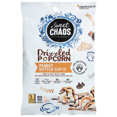 Sweet Chaos Drizzled Popcorn Peanut Butter Cup 8/1.5oz Small Bag - 1.5 OZ - Image 3