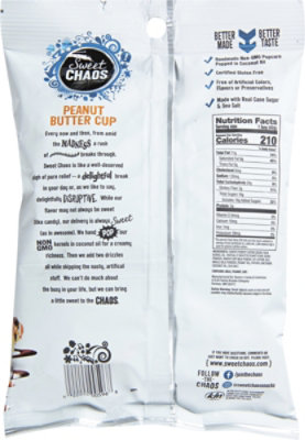 Sweet Chaos Drizzled Popcorn Peanut Butter Cup 8/1.5oz Small Bag - 1.5 OZ - Image 6