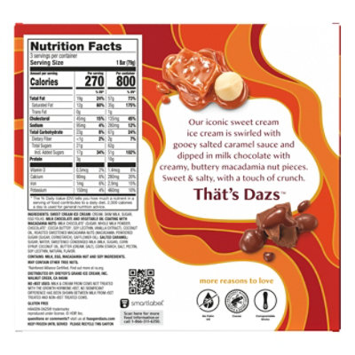 Haagen-dazs Salted Caramel Macadamia Nut Bar 3ct , 9 Fz, 3-3 Fz - 3-3 FZ - Image 5
