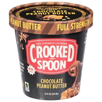Crooked Spoon Ice Cream Chocolate Peanutbutterm - 14 FZ - Image 3