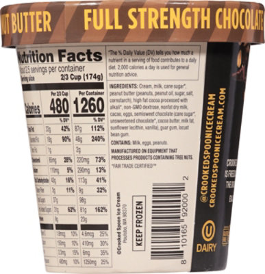 Crooked Spoon Ice Cream Chocolate Peanutbutterm - 14 FZ - Image 6