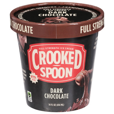 Crooked Spoon Ice Cream Dark Chocolate Gluten Free - 14 FZ - Image 3