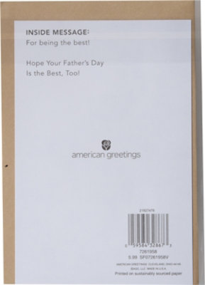 American Greetings Ecomm Lettering Father's Day Cards - Each - Image 5