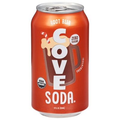 Cove Soda Probiotic Root Beer - 12 FZ