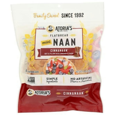 Atorias Family Bakery Mini Cinnanaan Naan, 8 Ounce (Pack of 8) - Image 2