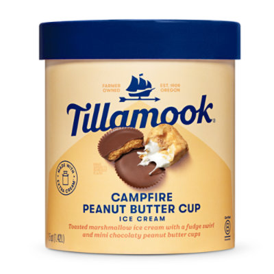 Tillamook Campfire Pb Cup Ice Cream 1.5qt - 1.5 QT - Image 1