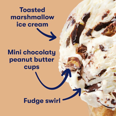 Tillamook Campfire Peanut Butter Cup Ice Cream - 48 Oz - Image 2