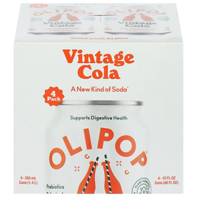 Olipop Soda Prebiotic Cola 4-12fz - 4-12 FZ - Image 3