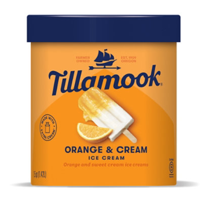 Tillamook Orange & Cream Ice Cream - 48 Oz - Image 1