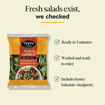 Taylor Farms Honey Balsamic Salad Kit 8.3 Oz - 8.3 OZ - Image 4