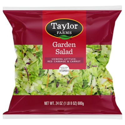 Taylor Farms Garden Salad 24oz Bag - 24 OZ - Image 1