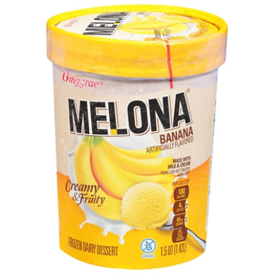 Melona Banana Ice Cream Tub 1.5 Qt - 1.5 QT - Image 2