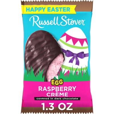 Russell Stover Dark Chocolate Raspberry Creme Egg - 1.3 OZ - Image 1