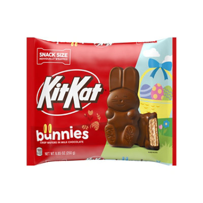 KitKat Milk Chocolate Wafer Bunnies Easter Candy Snack Size - 8.85 Oz - Image 1