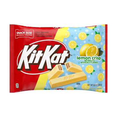 E Hsy Kitkat Lemon Snk Sz - 8.8 OZ - Image 1