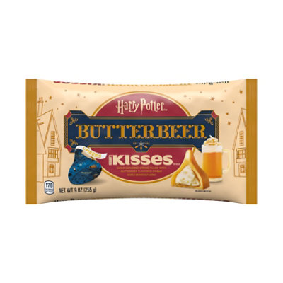 HERSHEY'S KISSES Harry Potter Butterbeer Flavored Kisses, Easter Candy Bag - 9 Oz - Image 1