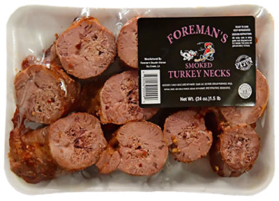 Foreman's Smoked Turkey Necks 24 Oz - 24 OZ - Image 1