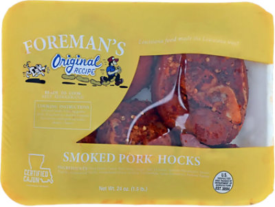 Foremans Smoked Pork Hocks - 24 OZ - Image 1