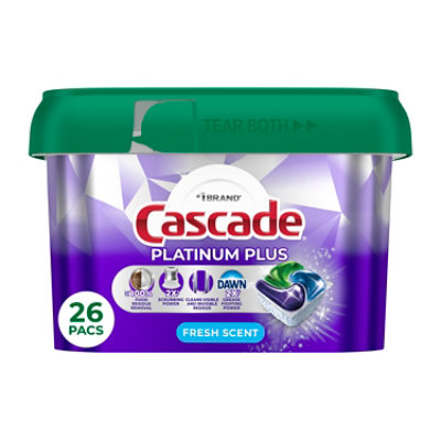 Cascade Platinum Plus Actionpacs Fresh Scent 26 Ct - 26 CT - Image 1