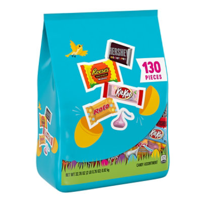 E Hsy Egghunt Blue Chocolate 100pc - 32.76 OZ - Image 1