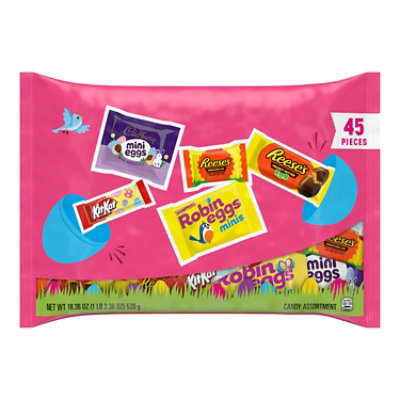 E Hsy Egghunt Pink Chocolate 45pc - 18.36 OZ - Image 1