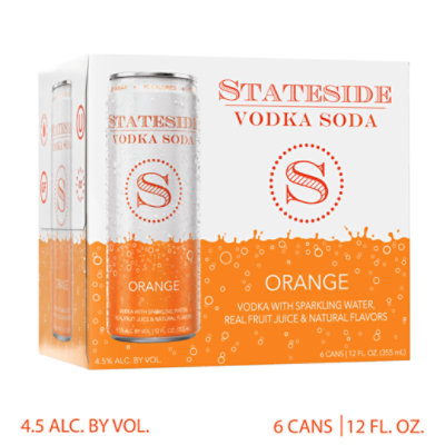 Stateside Orange Vodka Soda - 6-12FZ - Image 1
