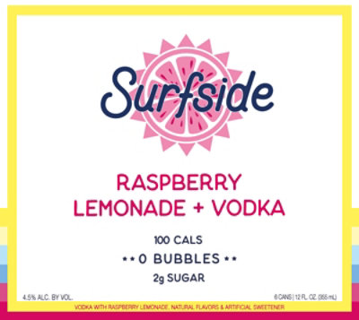 Surfside Raspberry Lemonade - 6-12FZ - Image 4