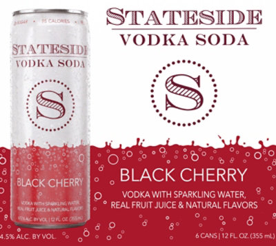 Stateside Black Cherry Vodka Soda - 6-12FZ - Image 4
