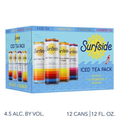 Surfside Iced Tea Variety Pack - 12-12FZ - Image 1