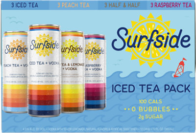 Surfside Iced Tea Variety Pack - 12-12FZ - Image 1