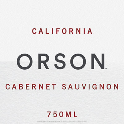 Orson Cabernet Sauvignon - 750 ML - Image 2