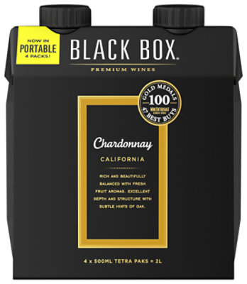 Black Box Chardonnay 4pk Wine - 4-500ML - Image 1