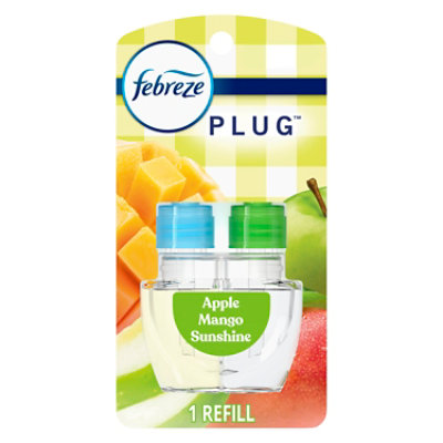 Febreze Plug Scented Oil Refills Limited Edition Apple Mango Sunshine .87 Fl. Oz - 0.87 FZ - Image 1