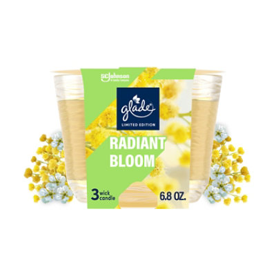 Glade Candle 3 Wick Radiant Bloom - EA - Image 1