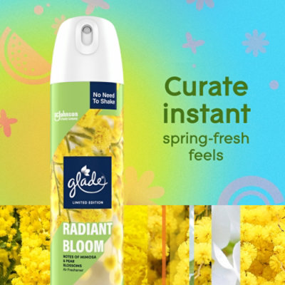 Glade Aerosol, Radiant Bloom, Limited Edition - 8 Oz - 8 OZ - Image 3
