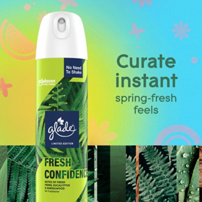 Glade Aerosol, Fresh Confidence, Limited Edition - 8 Oz - 8 OZ - Image 3
