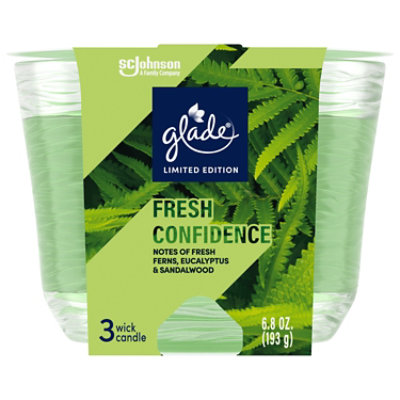 Glade Candle 3 Wick Fresh Confidence, Limited Edition - 8.8 Oz - 6.8 OZ - Image 2